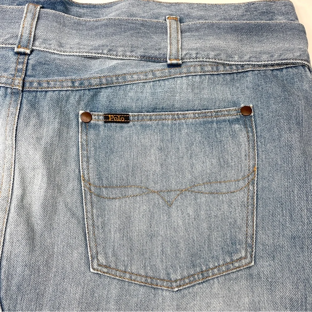 Polo Ralph Lauren Denim Belted Mini Skirt - Picture 9 of 11